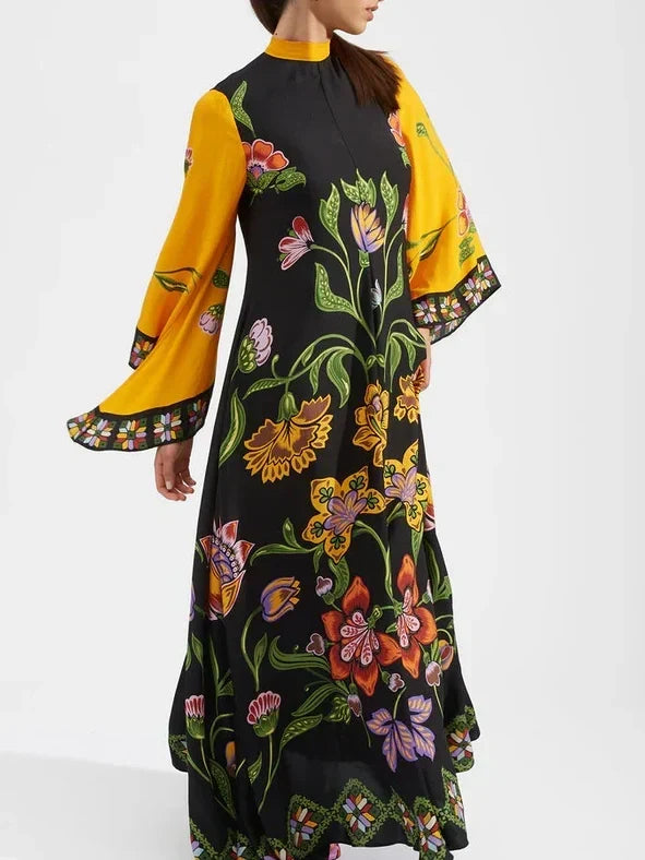 Robe longue ample confortable oversize