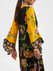 Robe longue ample confortable oversize
