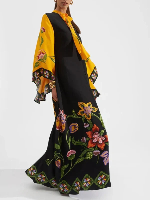 Robe longue ample confortable oversize