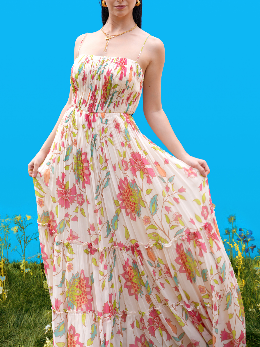 Robe longue Hand-drawn