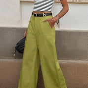 Pantalon Mara taille haute ample