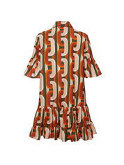 Robe courte élégante taille basse