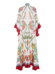 Robe longue Hand-placed imprimé
