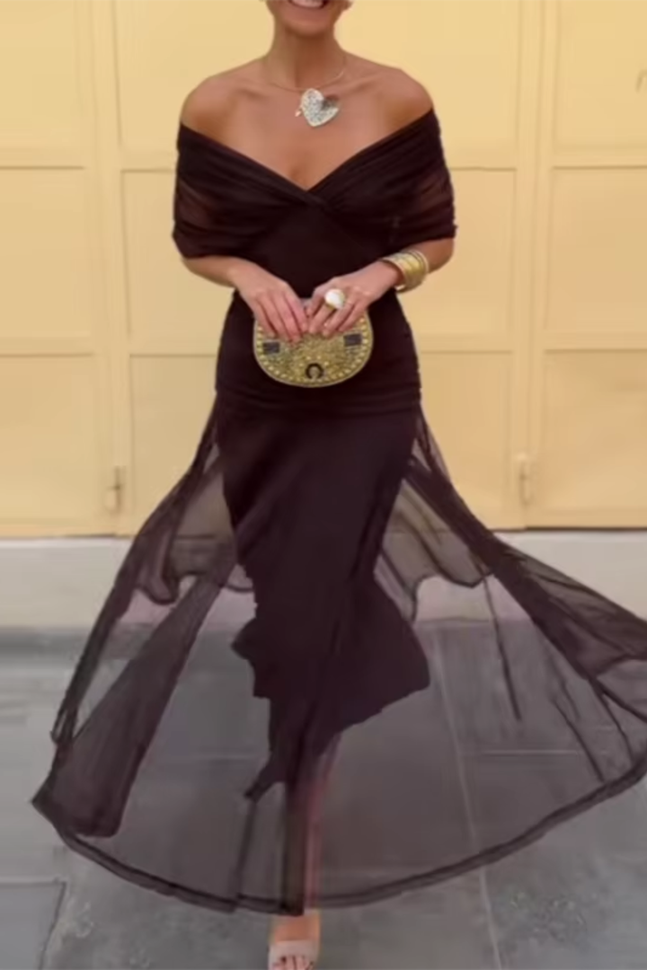 Robe de soirée Fenwick drapée