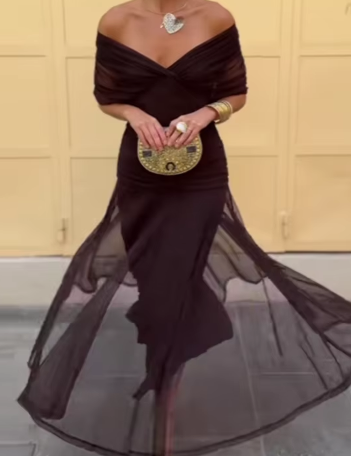 Robe de soirée Fenwick drapée