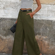 Pantalon Mara taille haute ample