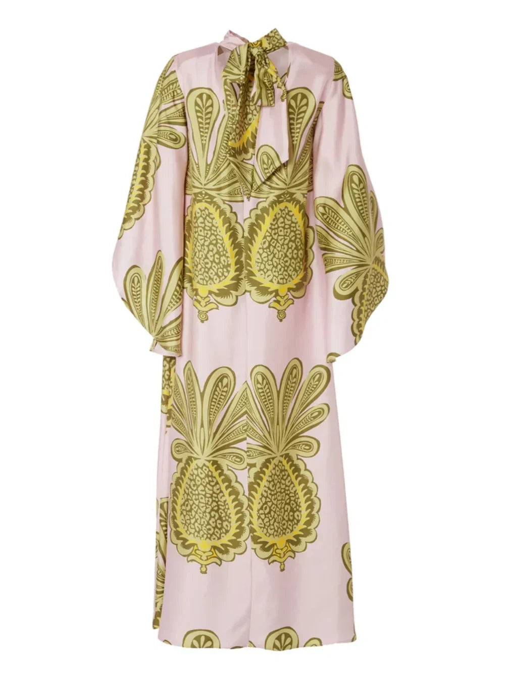 Robe longue Tropical imprimé