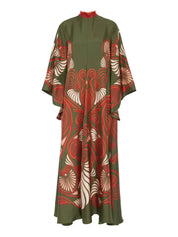 Robe longue Elegance éclatante imprimé