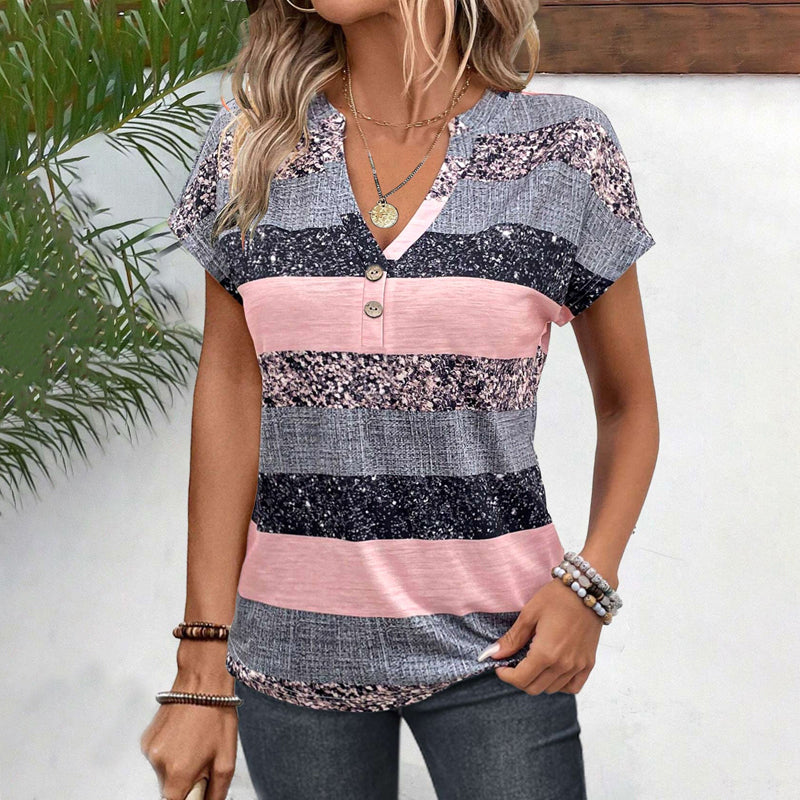 Blouse Clara décontractée rayée