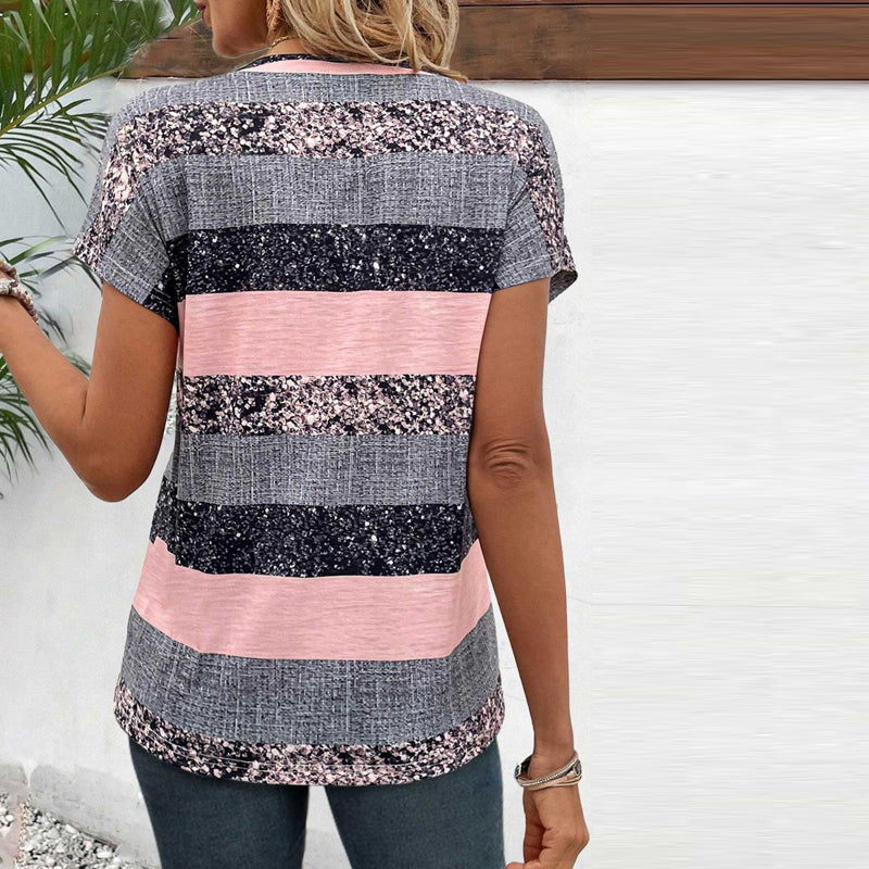 Blouse Clara décontractée rayée