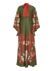 Robe longue Elegance éclatante imprimé