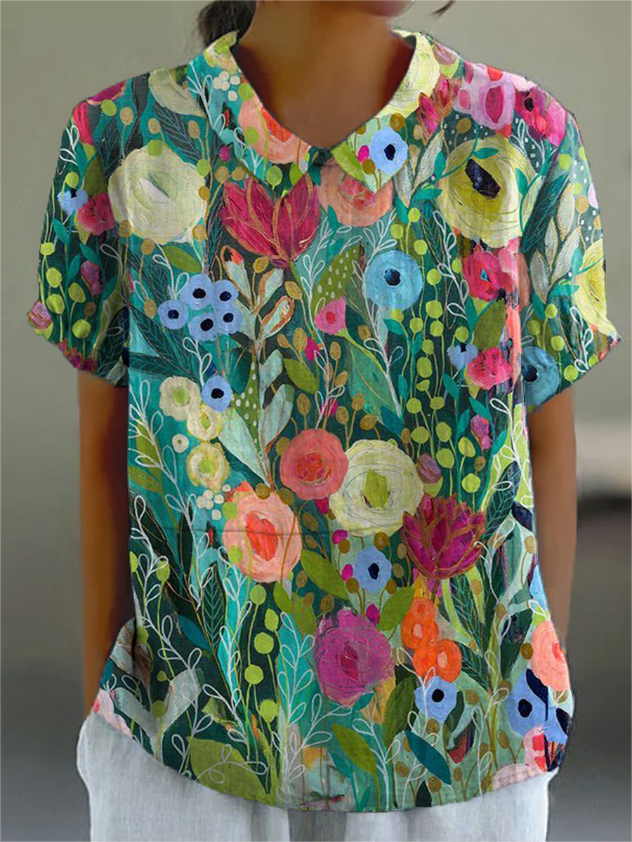 Chemise Daisy fleurie