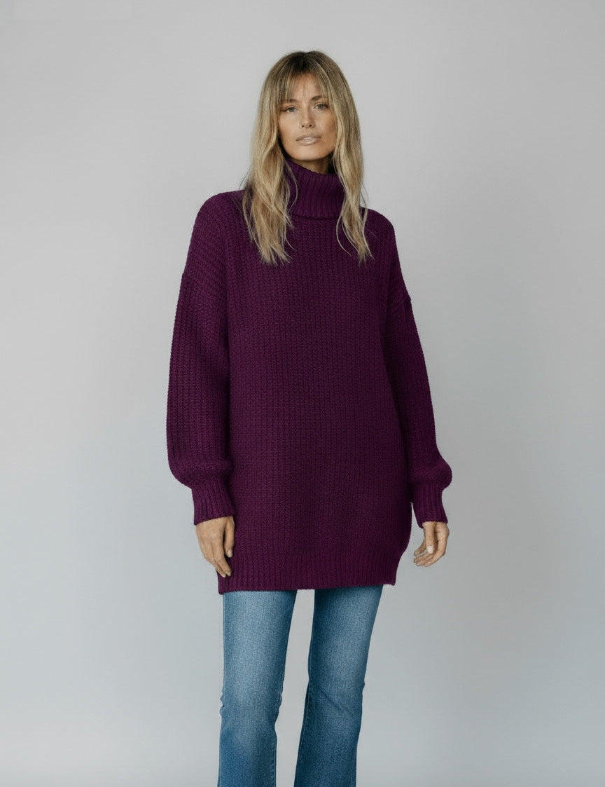 Pull Amara en cachemire — Violet