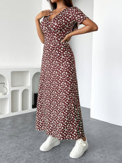 Robe Isla à volants en maille