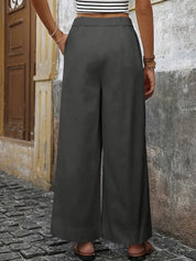 Pantalon Mara taille haute ample
