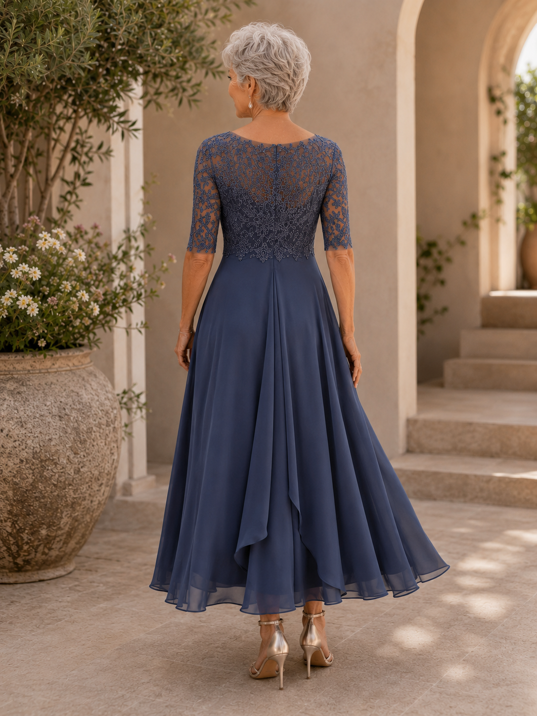 Robe de soirée Camden en dentelle