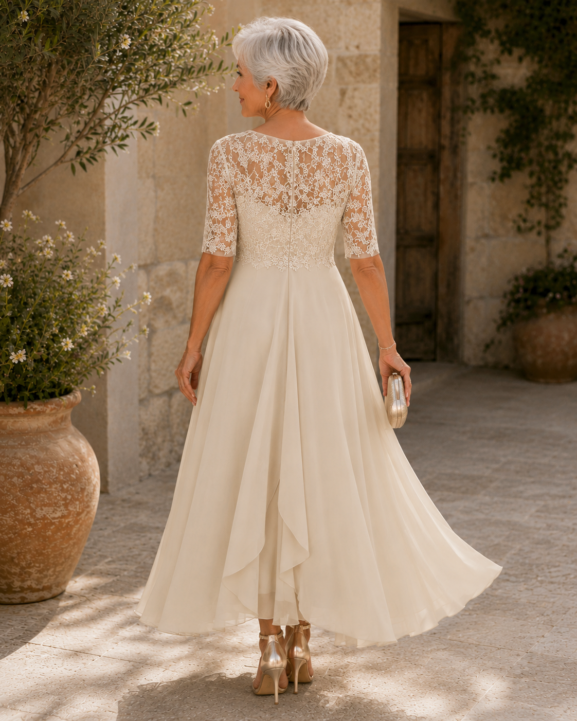 Robe de soirée Camden en dentelle