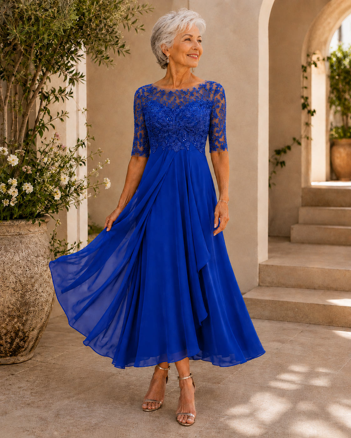Robe de soirée Camden en dentelle