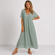 Robe longue Faye en lin
