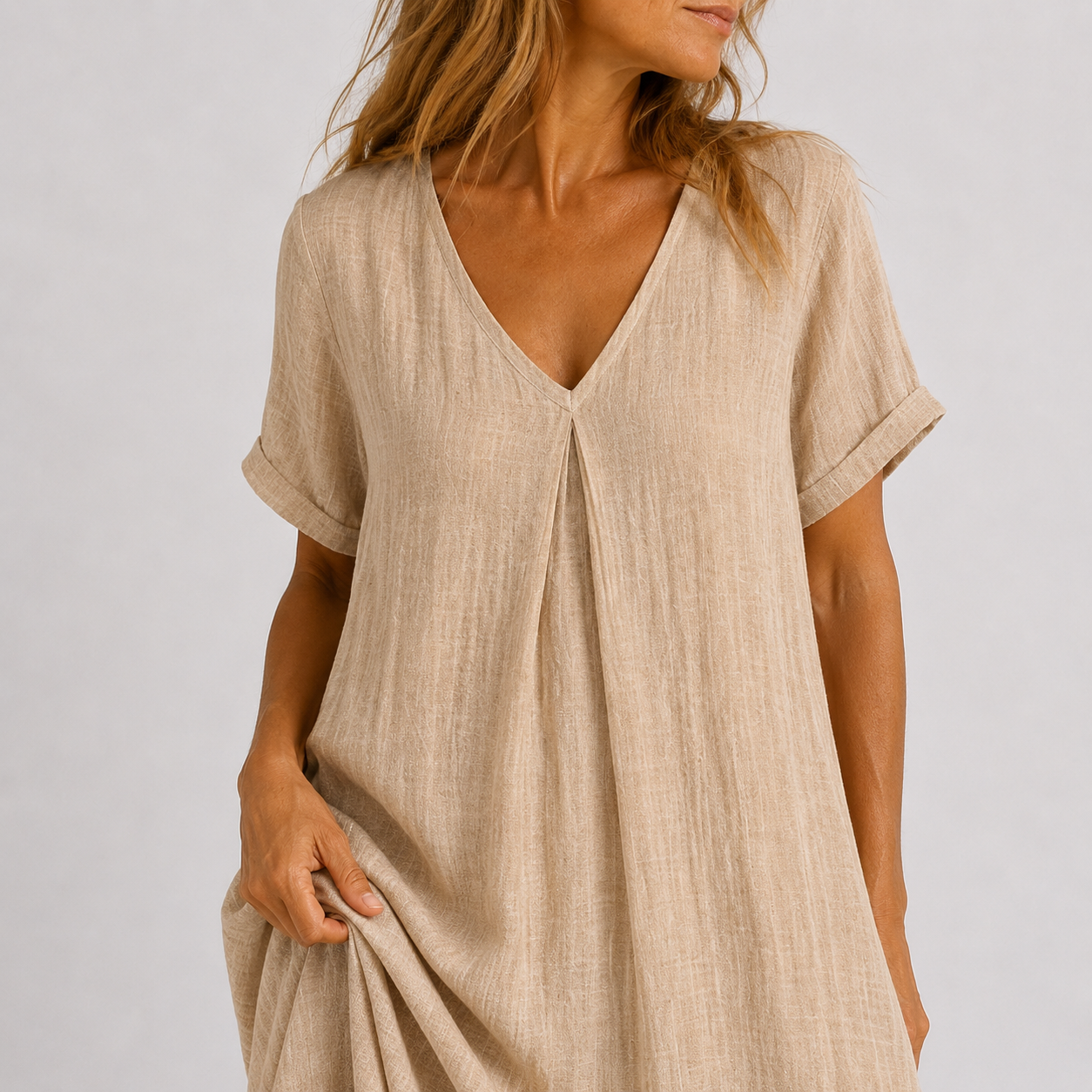 Robe longue Faye en lin