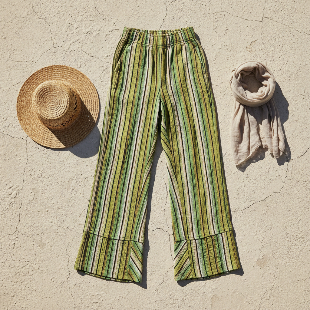Pantalon Tulum tressé