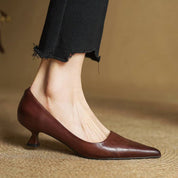 Escarpins Hartley en cuir