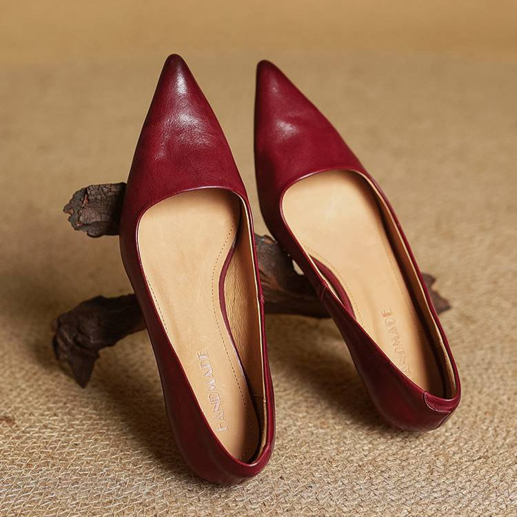 Escarpins Hartley en cuir