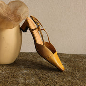 Escarpins Dante à bride arrière en cuir