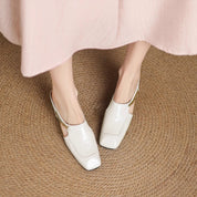Mules Hattie en cuir
