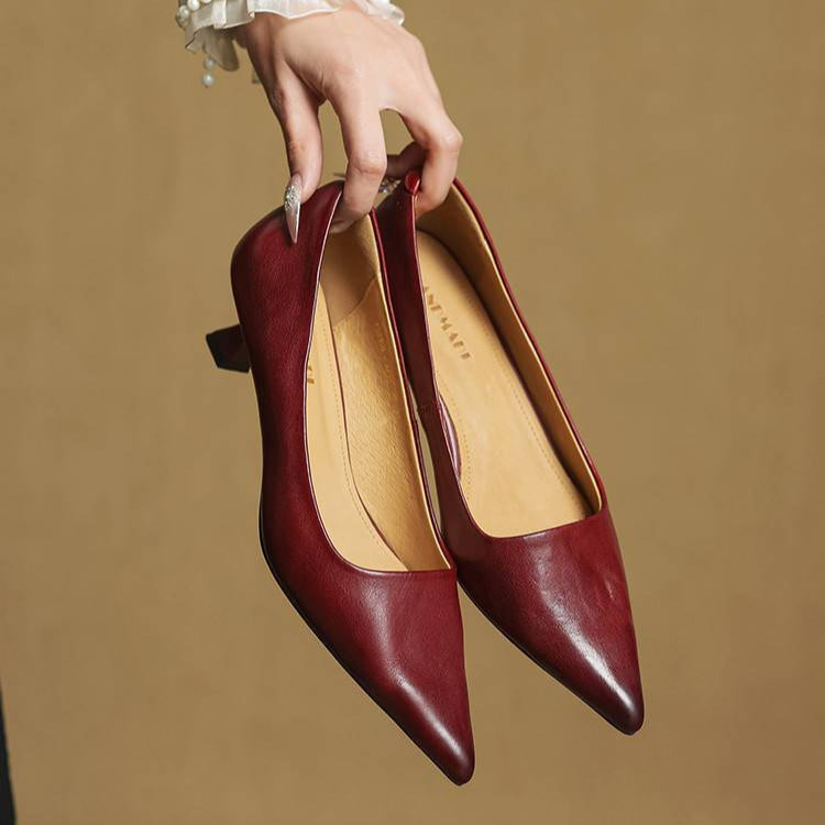 Escarpins Hartley en cuir