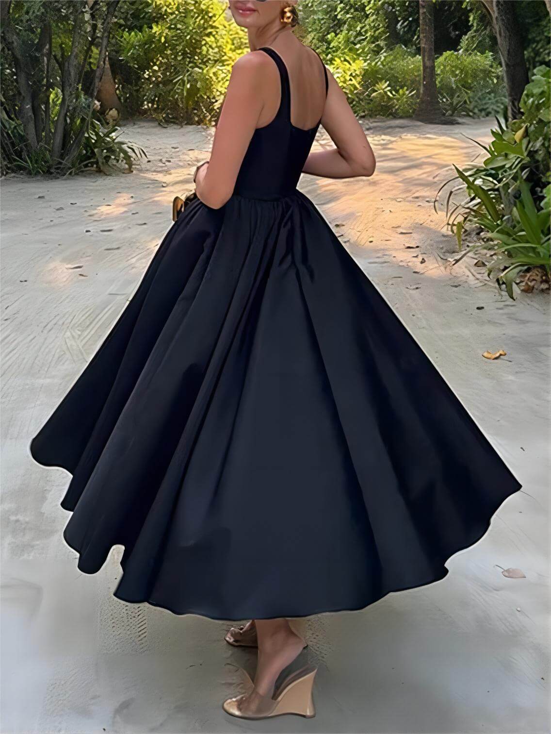 Robe Stylish élégante bustier sans manches
