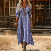 Robe Peckham vintage manches longues