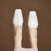 Mules Hattie en cuir