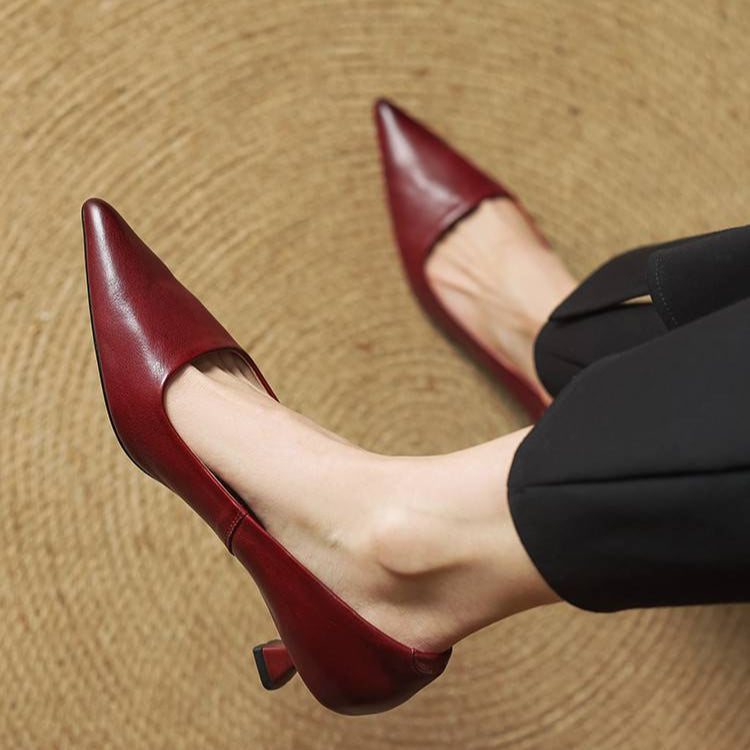 Escarpins Hartley en cuir