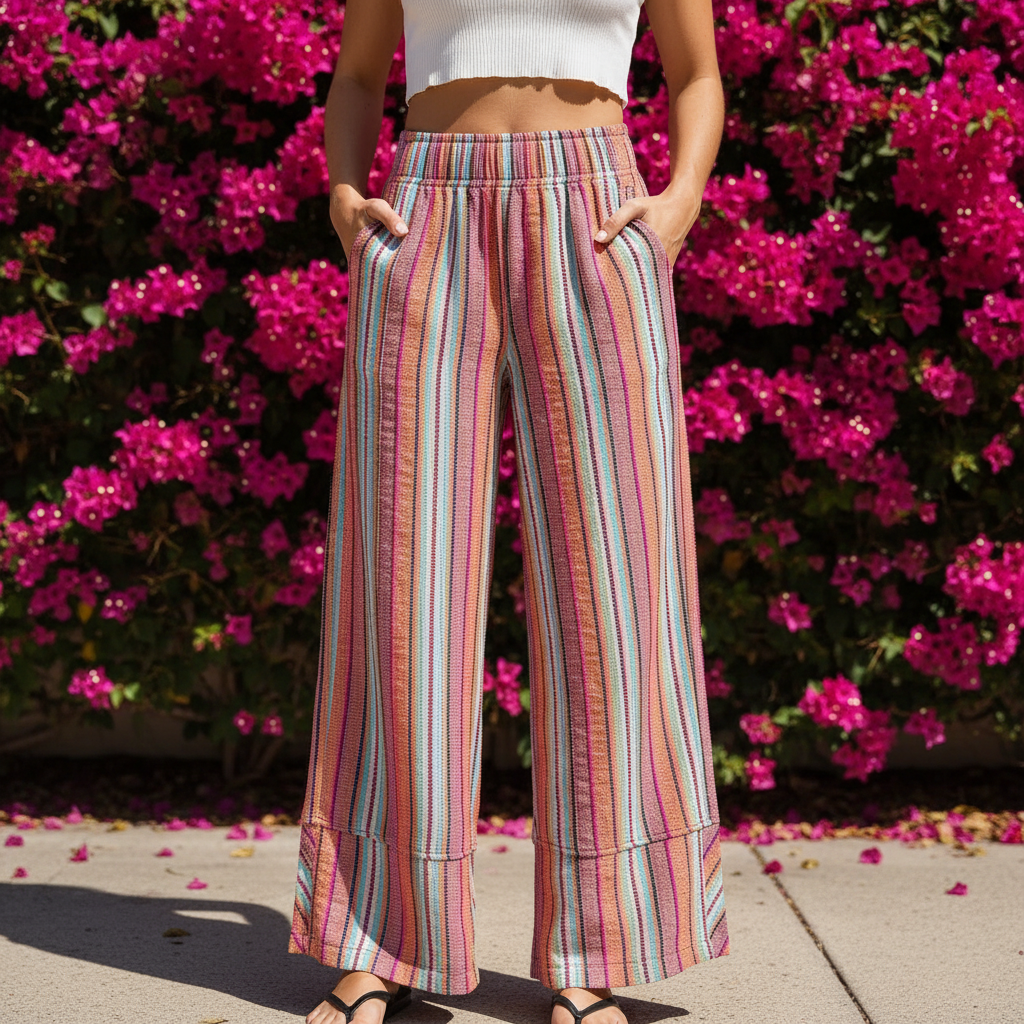 Pantalon Tulum tressé