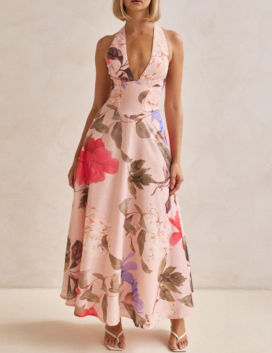 Robe longue — Rose