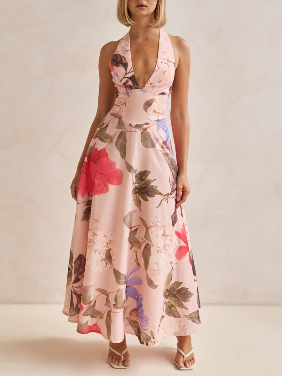 Robe longue — Rose