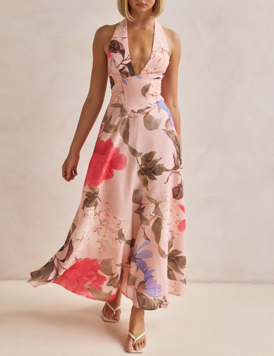 Robe longue — Rose