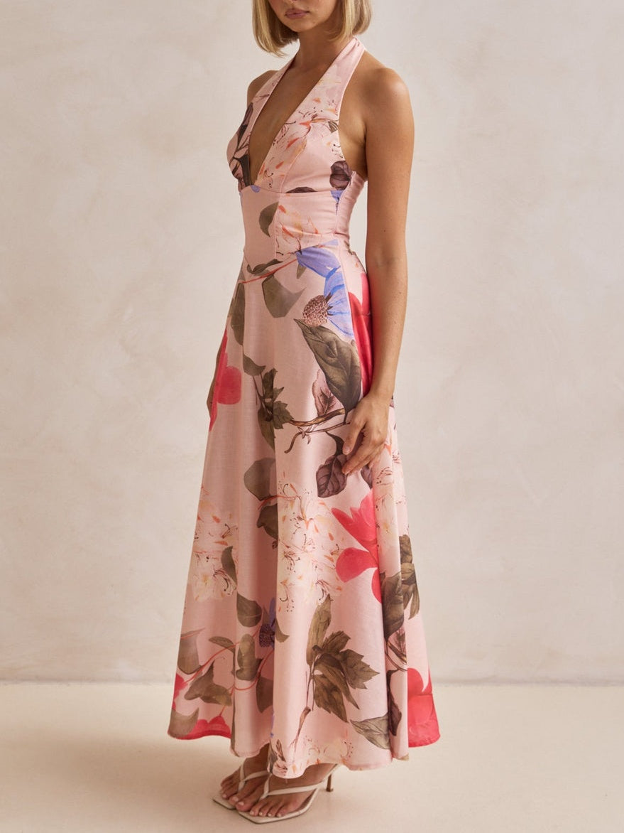 Robe longue — Rose