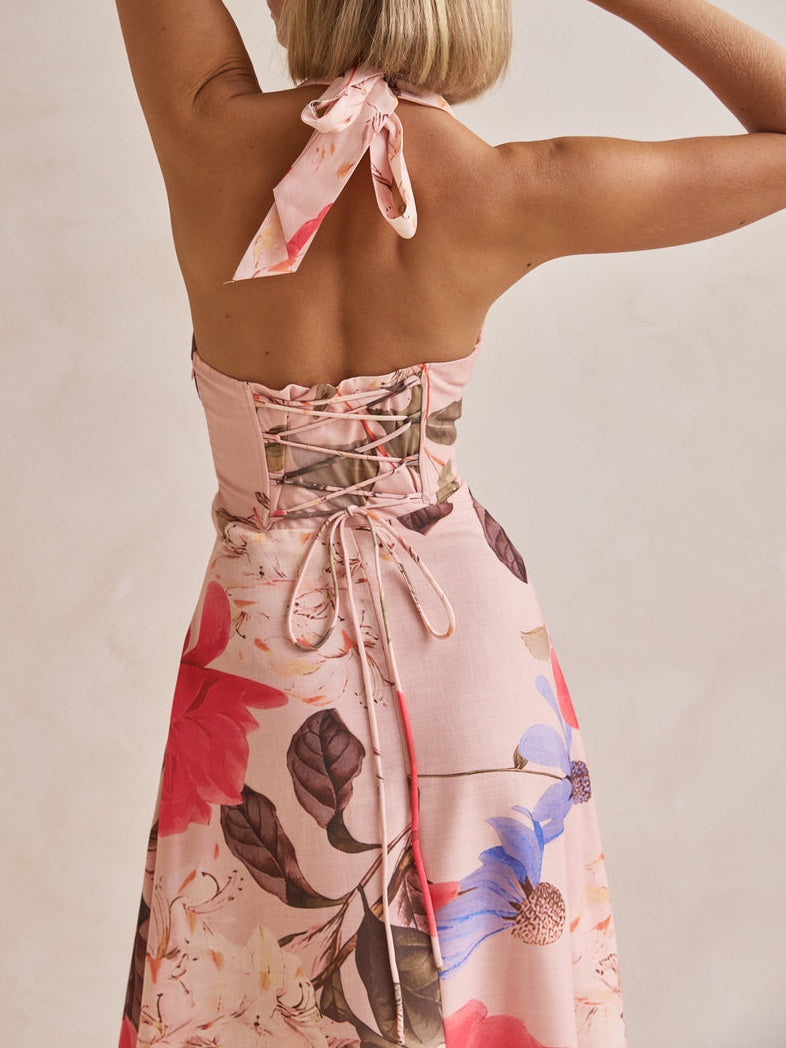 Robe longue — Rose