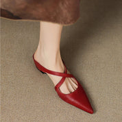 Mules Goldie en cuir