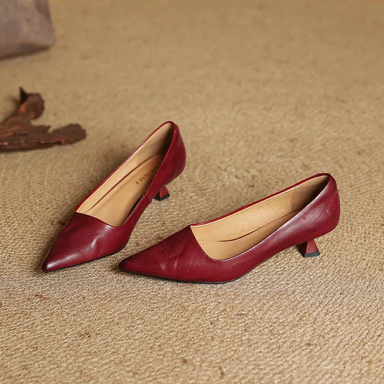 Escarpins Hartley en cuir