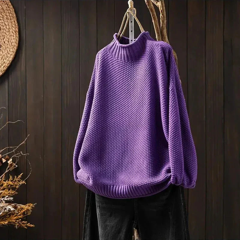 Pull Amara en cachemire — Violet