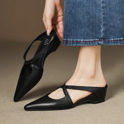 Mules Goldie en cuir