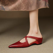 Mules Goldie en cuir
