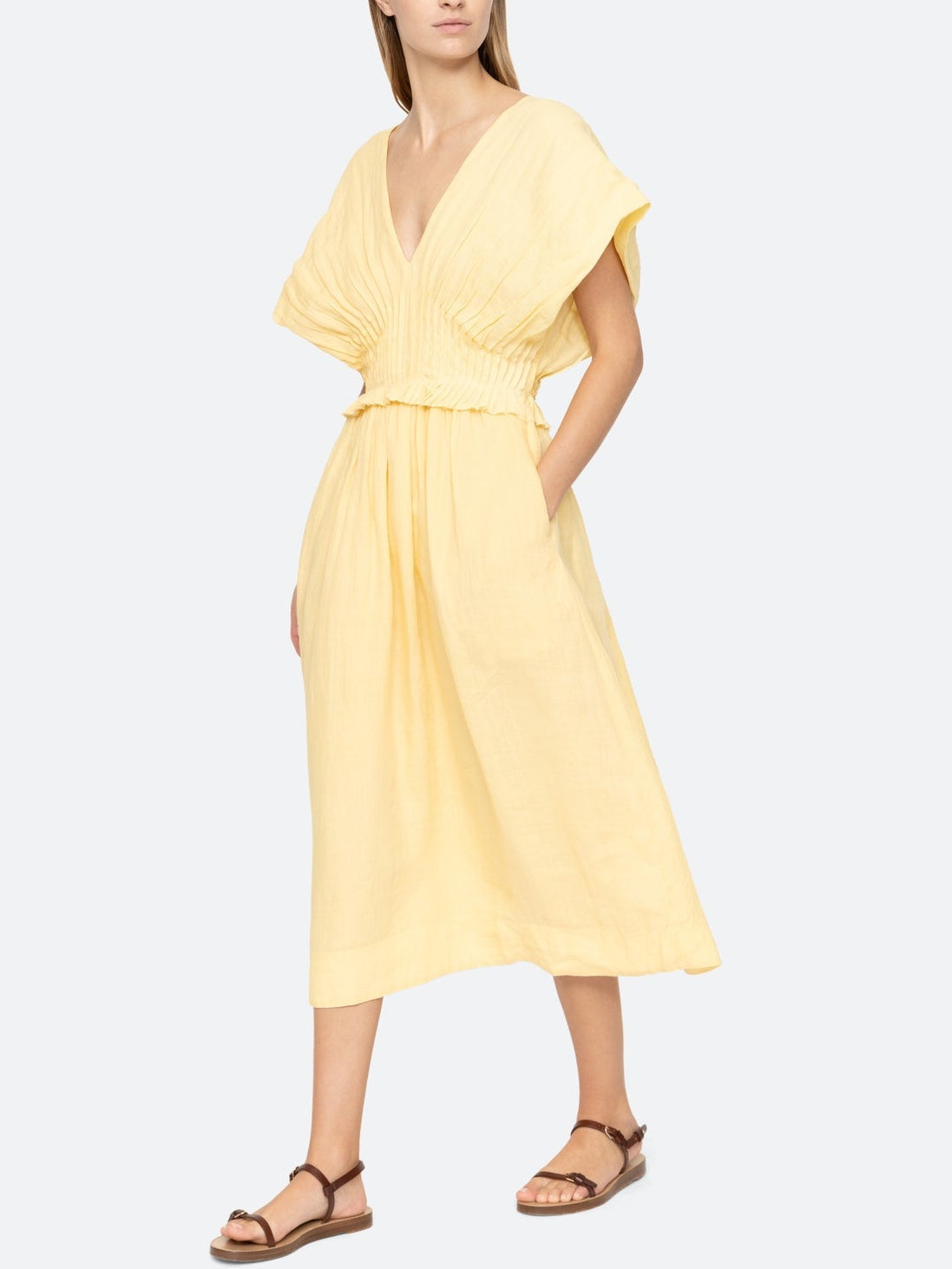 Robe mi-longue oversize