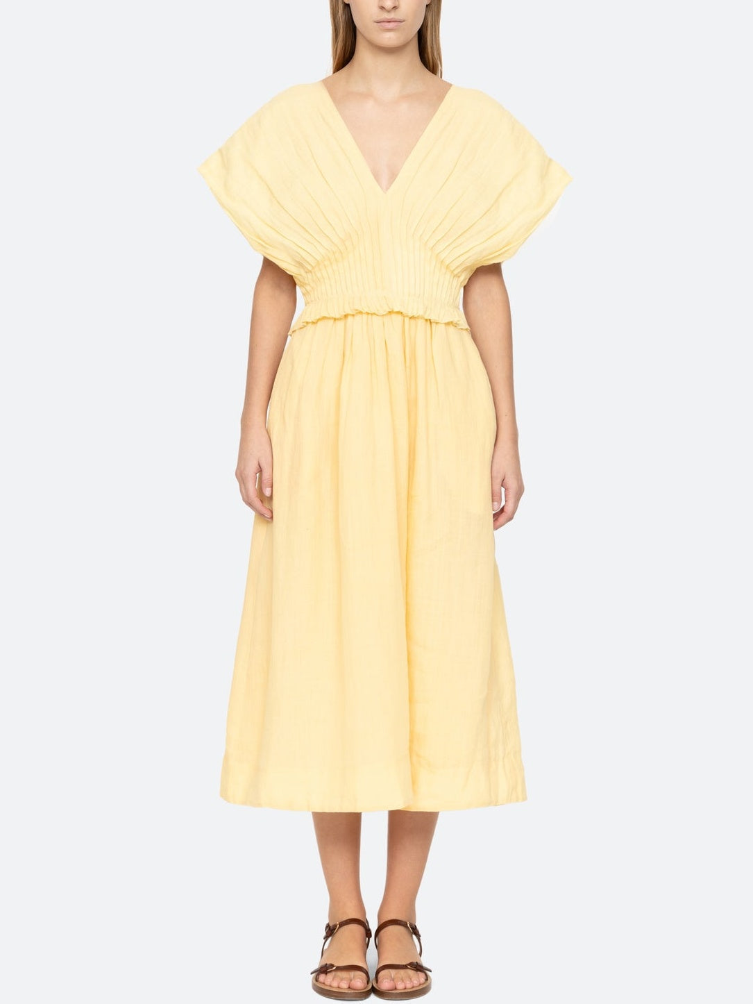 Robe mi-longue oversize