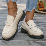 Mocassins Bromley à plateforme en daim