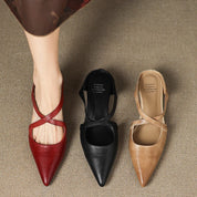 Mules Goldie en cuir