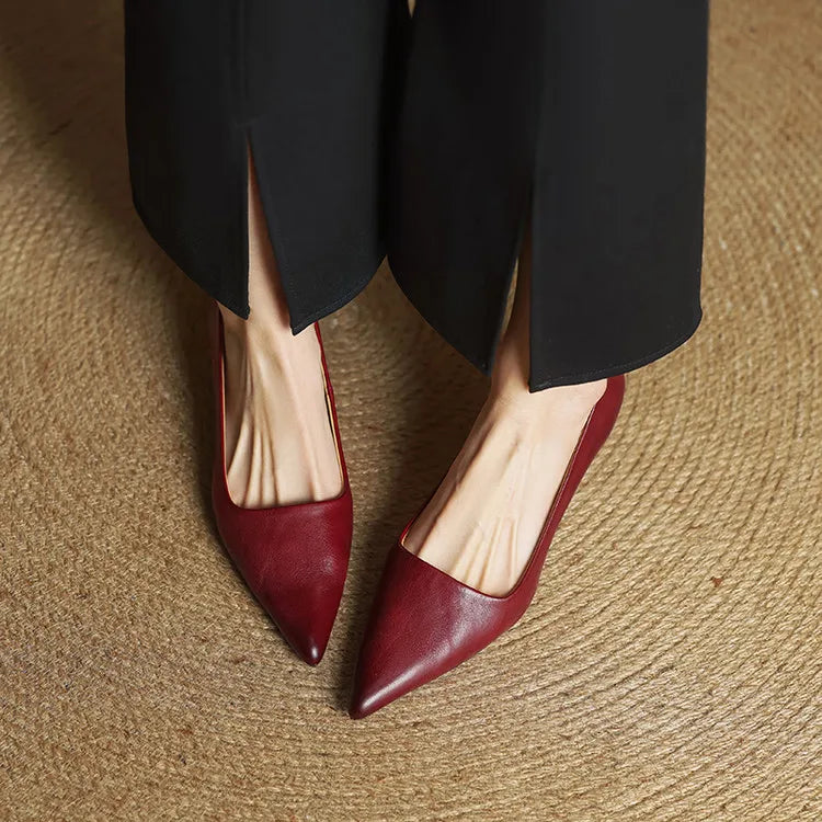 Escarpins Hartley en cuir